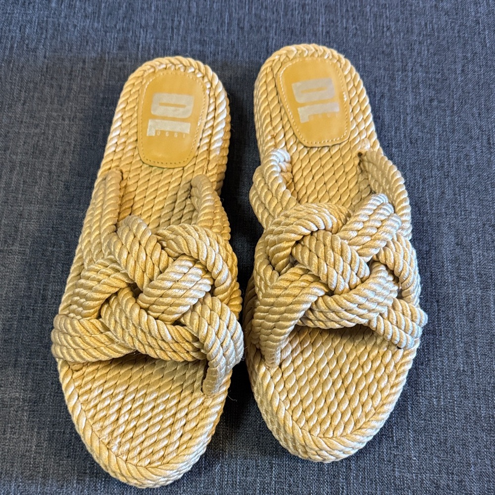 Dirty Laundry Tan Knotty Sandals